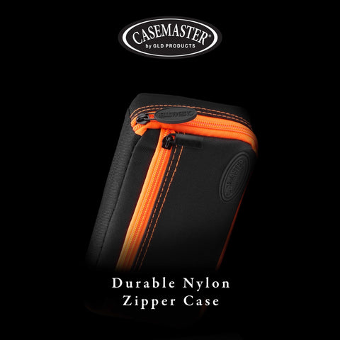 Image of Casemaster Plazma Dart Case Black with Orange Zipper