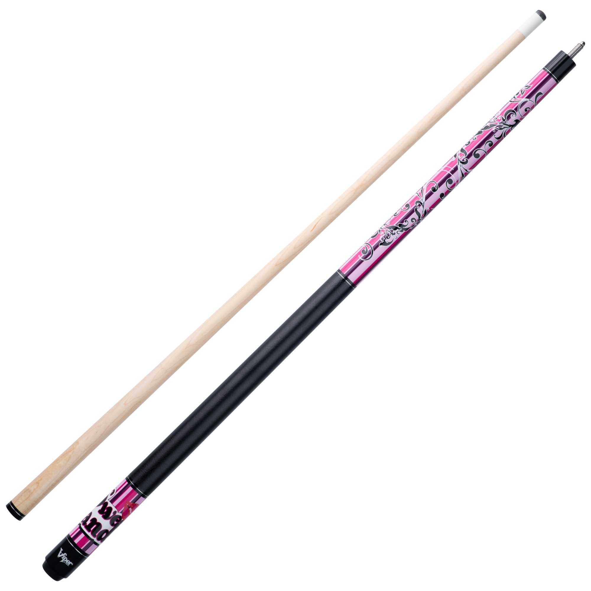 Viper Underground Sweet Candy Cue and Casemaster Q-Vault Supreme Black Cue Case
