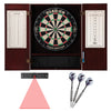 Viper Metropolitan Mahogany Steel Tip Dartboard Cabinet, Viper Dead-On Bristle Dartboard, Viper Underground Raven Steel Tip Darts 25 Grams, and Viper Dart Laser Line