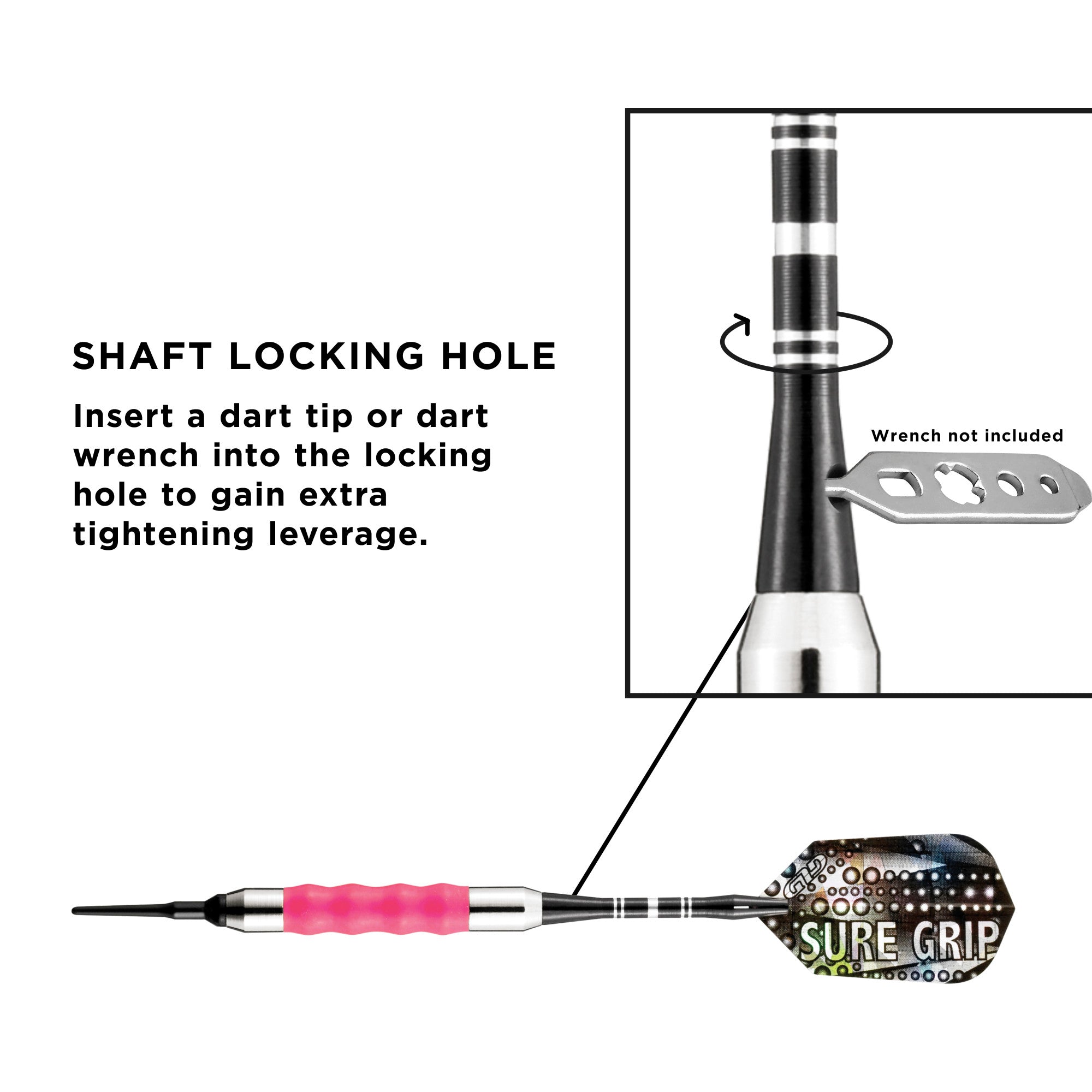Viper Sure Grip Soft Tip Darts Pink