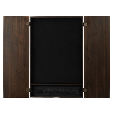 Image of Viper Metropolitan Espresso Soft Tip Dartboard Cabinet and Viper 787 Electronic Dartboard