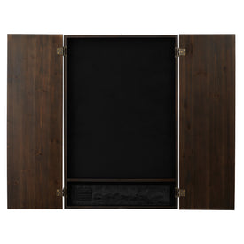 Viper Metropolitan Espresso Soft Tip Dartboard Cabinet, 800 Electronic Dartboard, and Dart Laser Line 