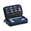 Casemaster Plazma Dart Case Black with Sapphire Zipper