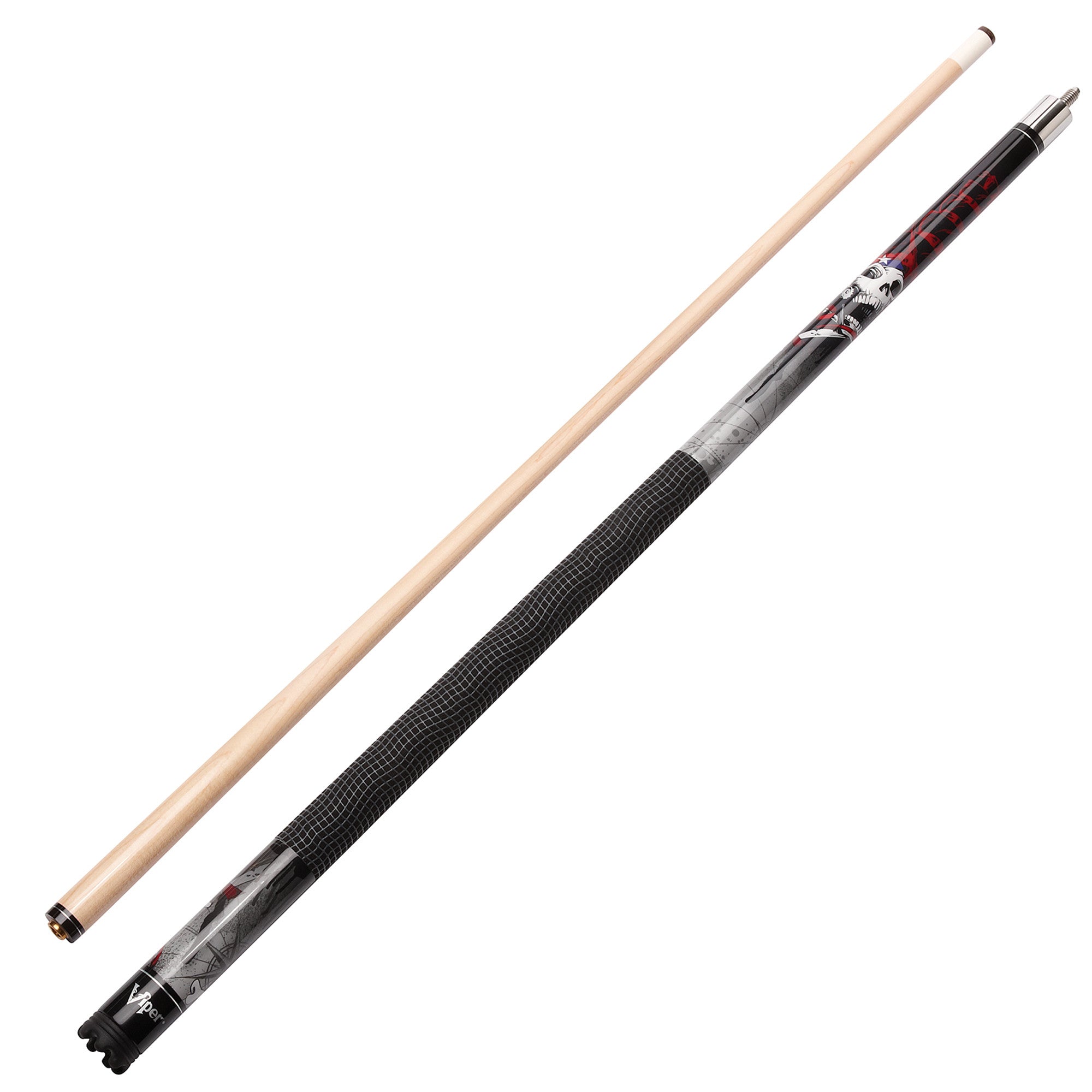 Viper Revolution Outlaw Cue and Casemaster Q-Vault Supreme Black Cue Case