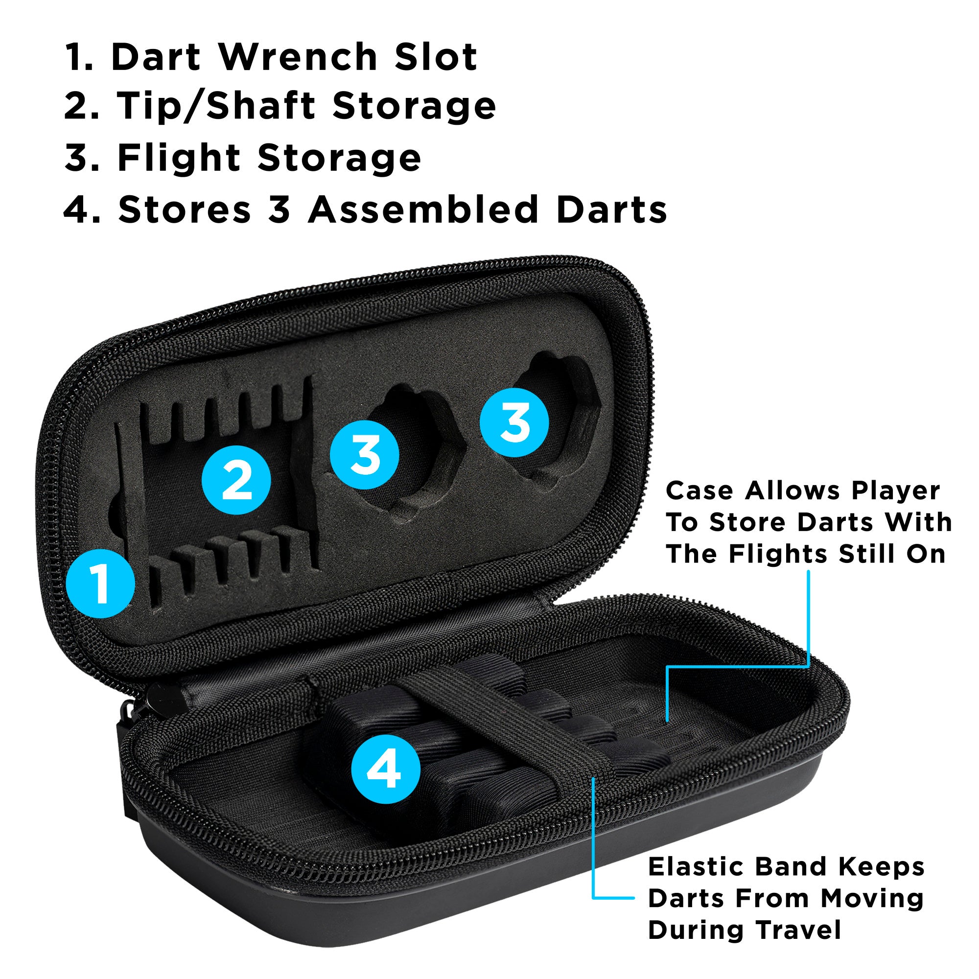 Viper Astro 80% Tungsten Soft Tip Darts Black Rings
