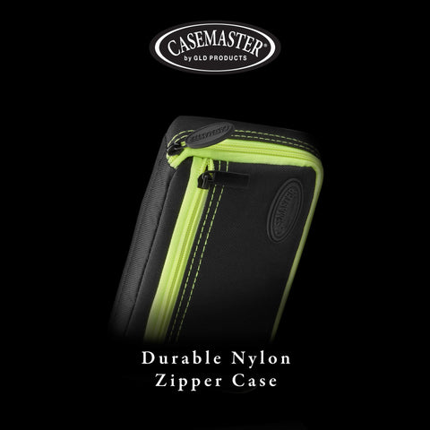 Image of Casemaster Plazma Dart Case Black with Yellow Zipper