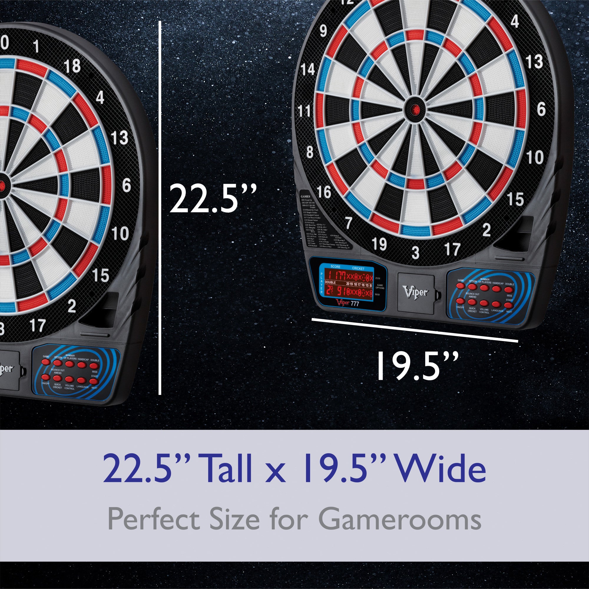 Viper 777 Electronic Dartboard