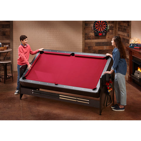 Image of Fat Cat Original 3-in-1 7' Pockey Multi-Game Table Red