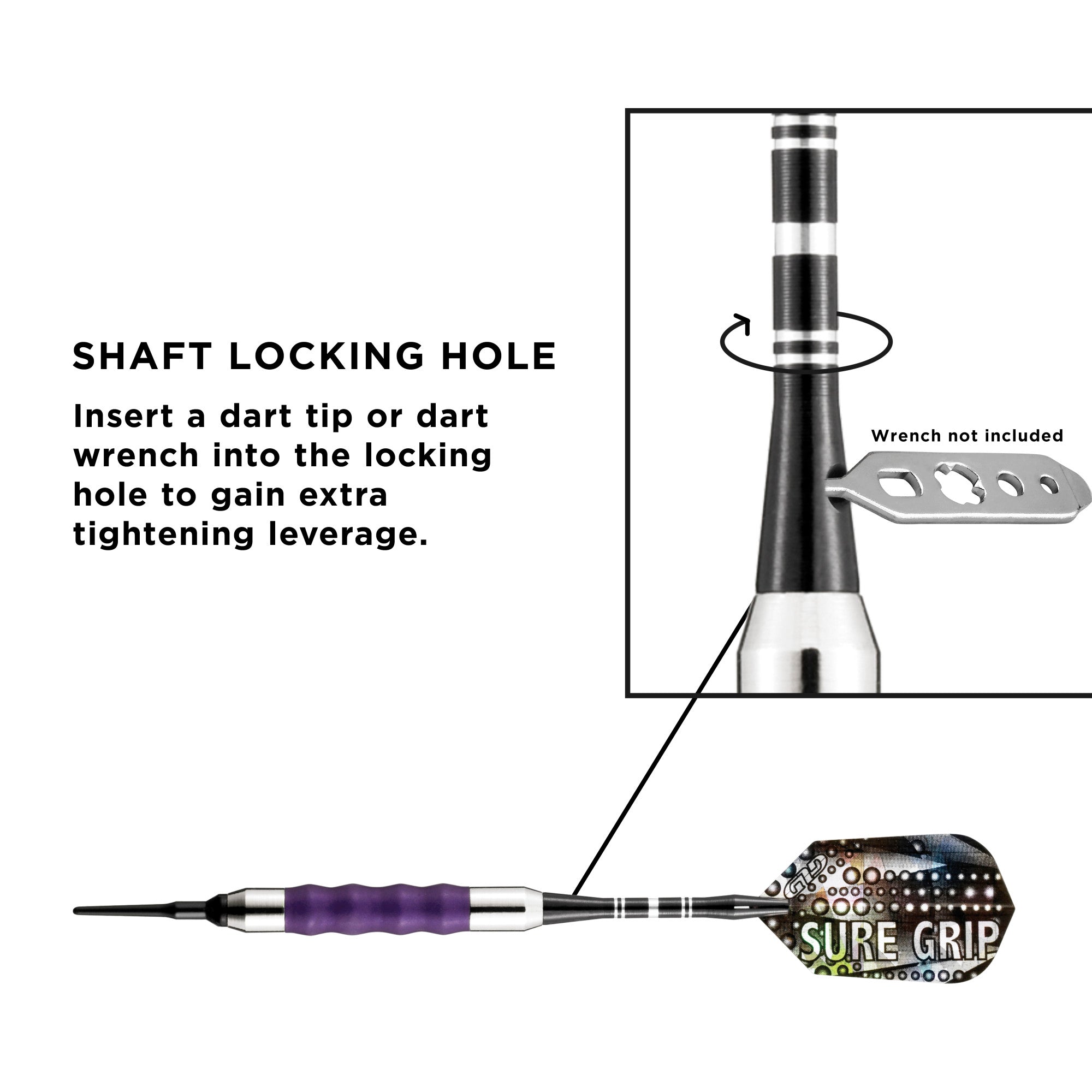 Viper Sure Grip Soft Tip Darts Purple