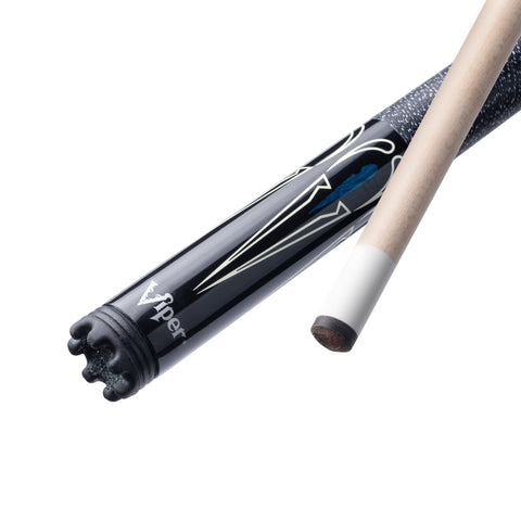 Image of Viper Sinister Series Cue with Black and White Design