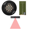 Viper Shot King Bristle Dartboard, Small Cricket Chalk Scoreboard, Dart Laser Line, and Wall Defender