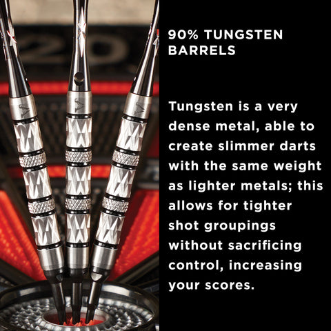 Image of Viper Diamond 90% Tungsten Soft Tip Dart Set Black Rings