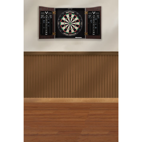 Image of Viper Vault Dartboard Cabinet with Shot King Sisal Dartboard