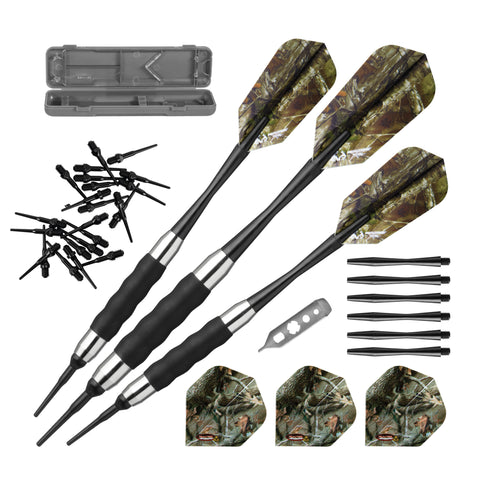 Image of Fat Cat Realtree Xtra Soft Tip Darts 16gm, Viper Realtree Hardwoods HD Junior Cue, and Viper Realtree Hardwoods HD Soft Cue Case