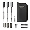 Viper Sinister Tungsten Darts Soft Tip Darts Tapered Barrel 18 Grams and Casemaster Deluxe Black Nylon Case