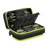 Casemaster Plazma Pro Dart Case Black with Yellow Zipper and Phone Pocket