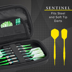Casemaster Sentinel Dart Case with Black Zipper 