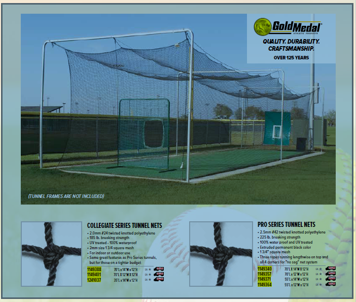 Pro Series Batting Tunnel Nets - HomeFitPlay