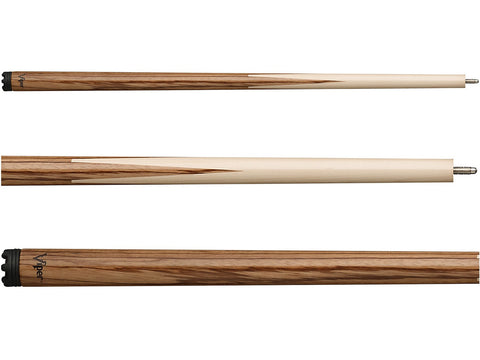Image of Viper Sneaky Pete Zebrawood Cue - HomeFitPlay