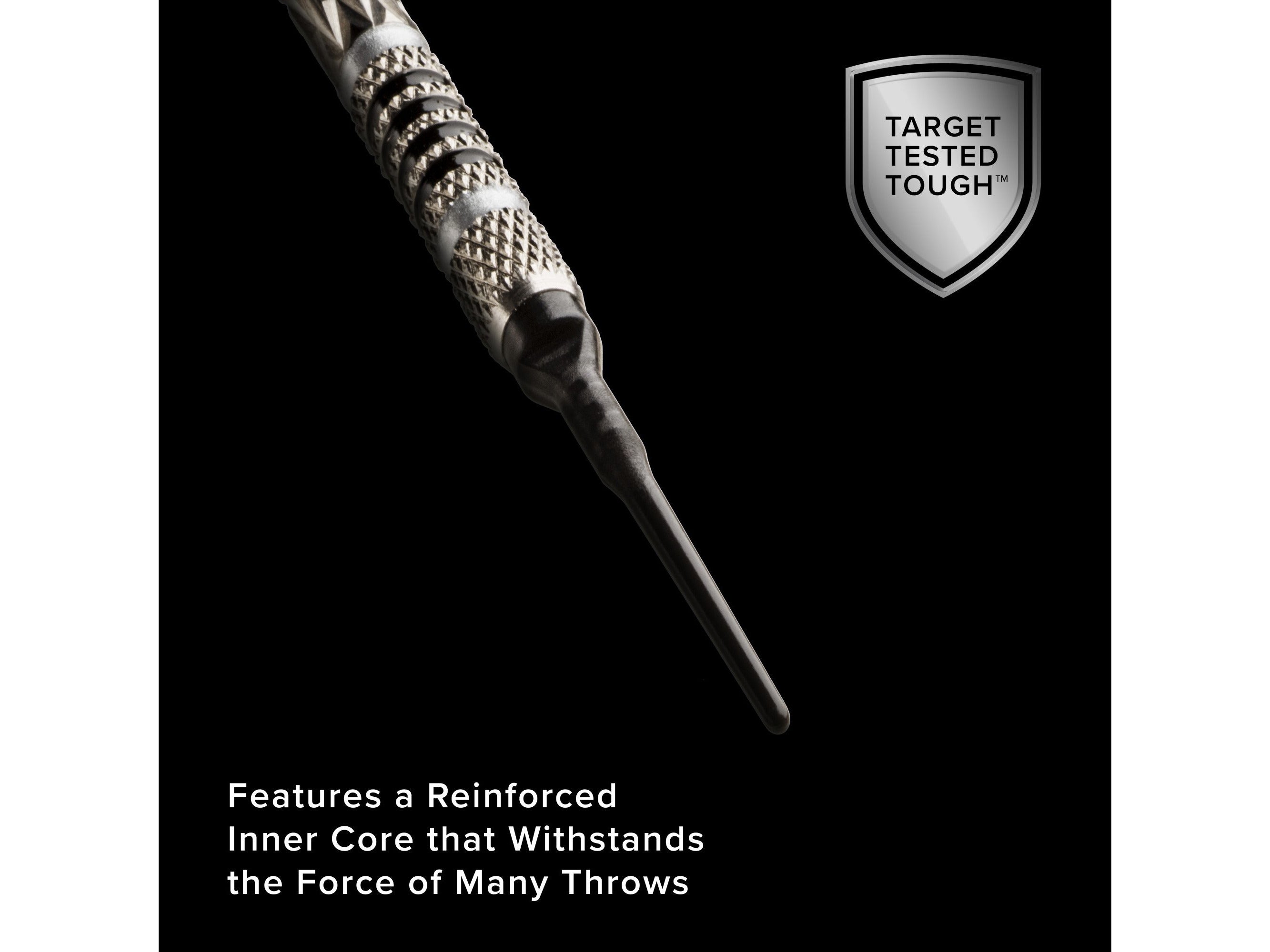 Viper Tufflex Tips II 2BA Black 500Ct Soft Dart Tips - HomeFitPlay