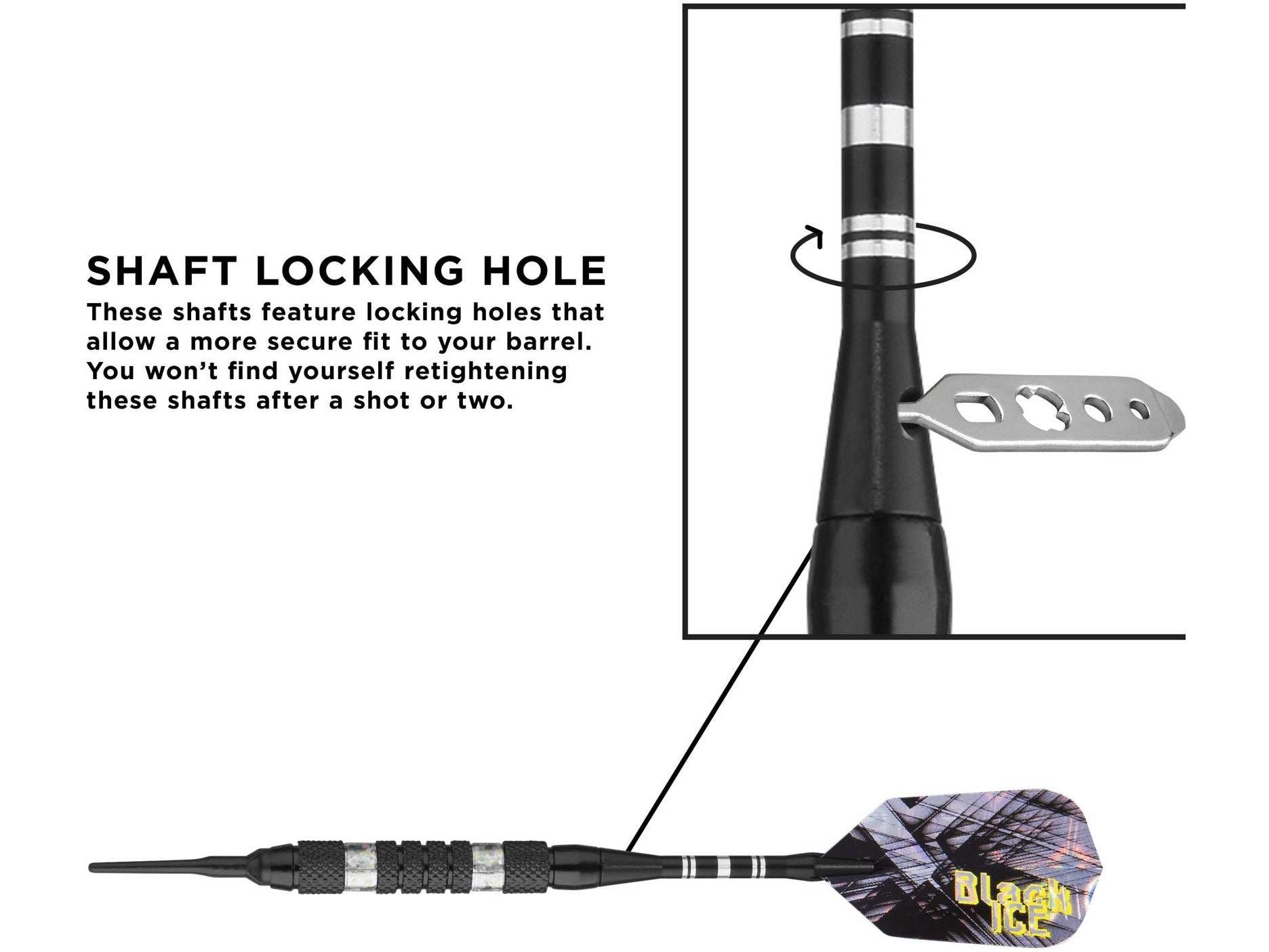 Viper Black Ice Silver Soft Tip Darts - HomeFitPlay