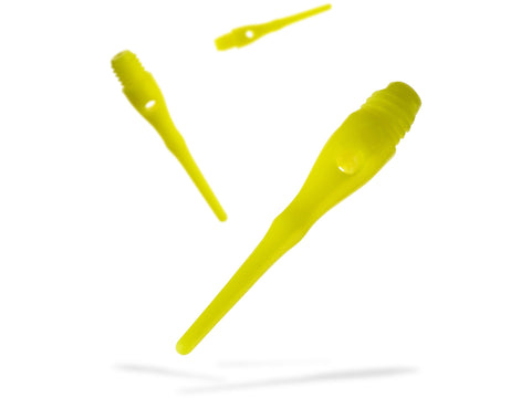 Image of Viper Tufflex Tips III 2BA 1000Ct Soft Dart Tips Yellow - HomeFitPlay