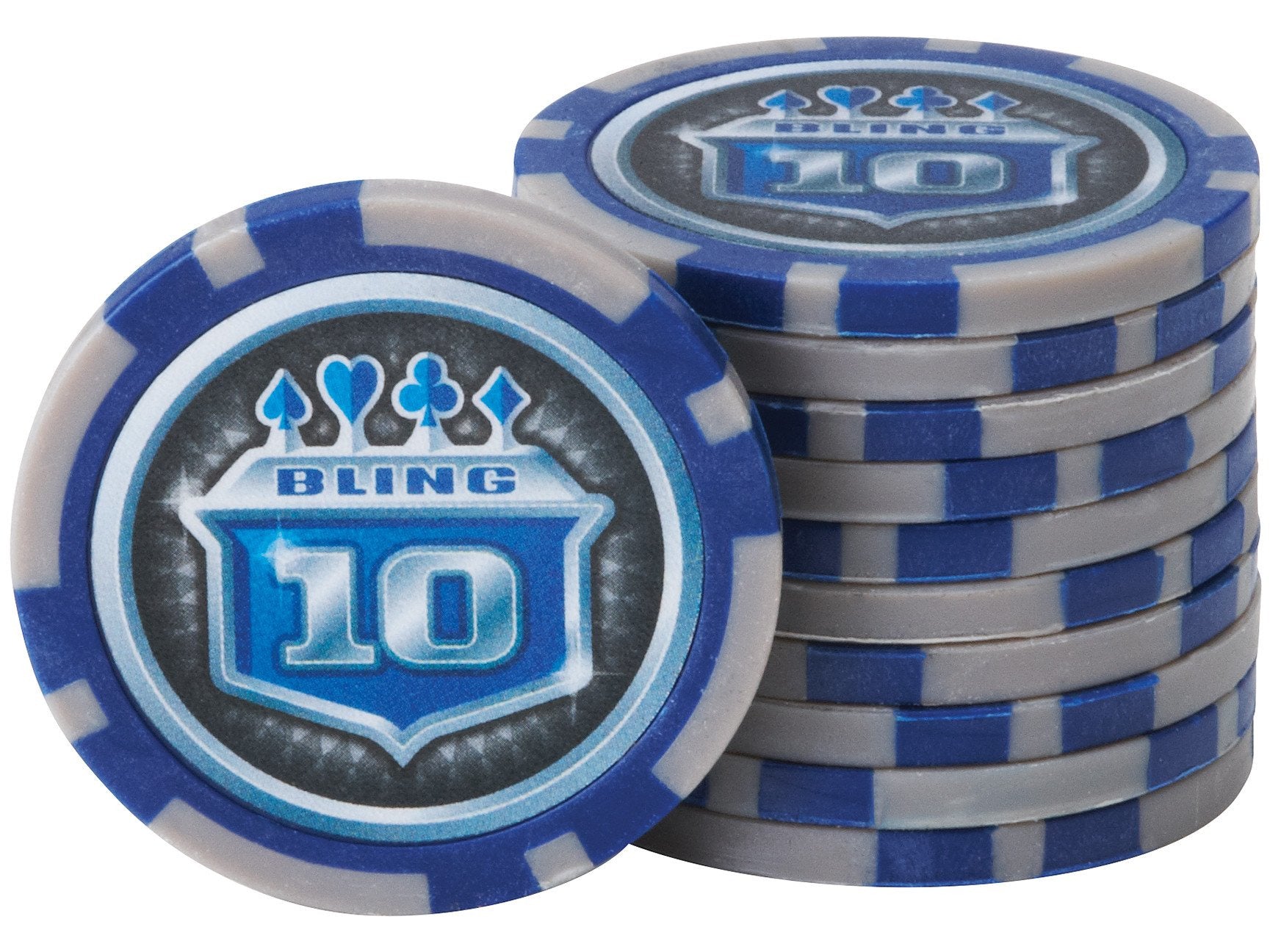 Fat Cat Bling 13.5 Grams 500Ct Poker Chip Set - HomeFitPlay