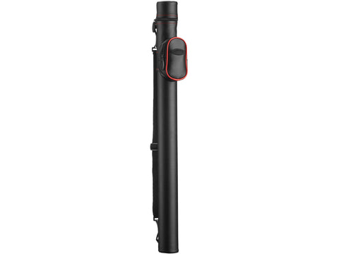 Image of Casemaster Q-Vault Supreme Black with Red Trim Cue Case - HomeFitPlay