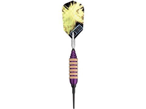 Image of Viper Spinning Bee Purple Soft Tip Darts 16 Grams - HomeFitPlay
