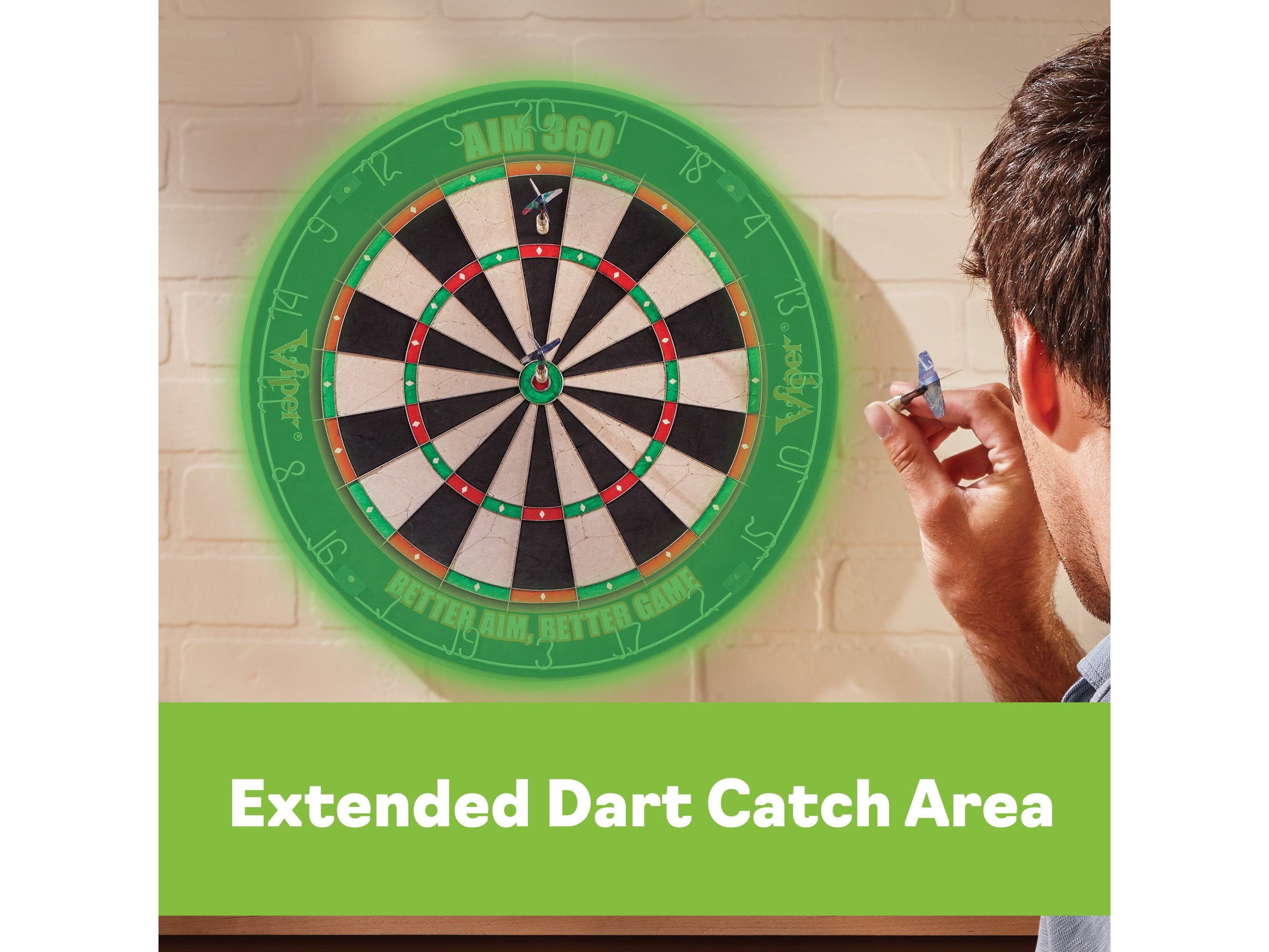 Viper AIM 360 Sisal Dartboard - HomeFitPlay