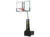 Bison Club Court Portable Basketball System - Glass Backboard - HomeFitPlay