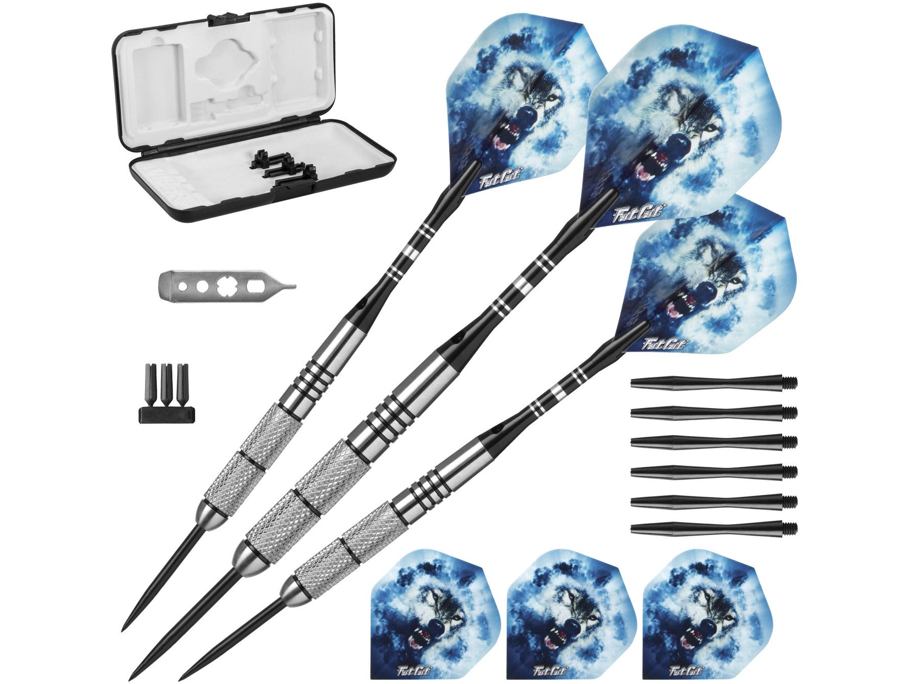 Fat Cat Predator 80% Tungsten Steel Tip Darts 23 Grams - HomeFitPlay