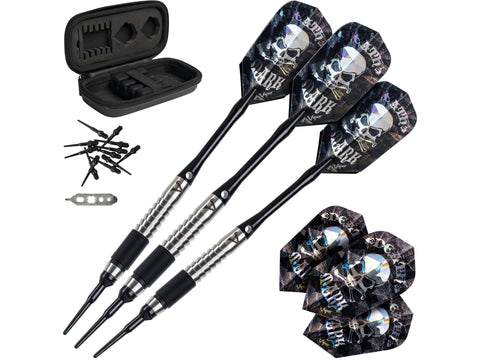 Image of Viper Desperado 80% Tungsten Death Mark Soft Tip Darts 1 Knurled Ring 18 Grams - HomeFitPlay