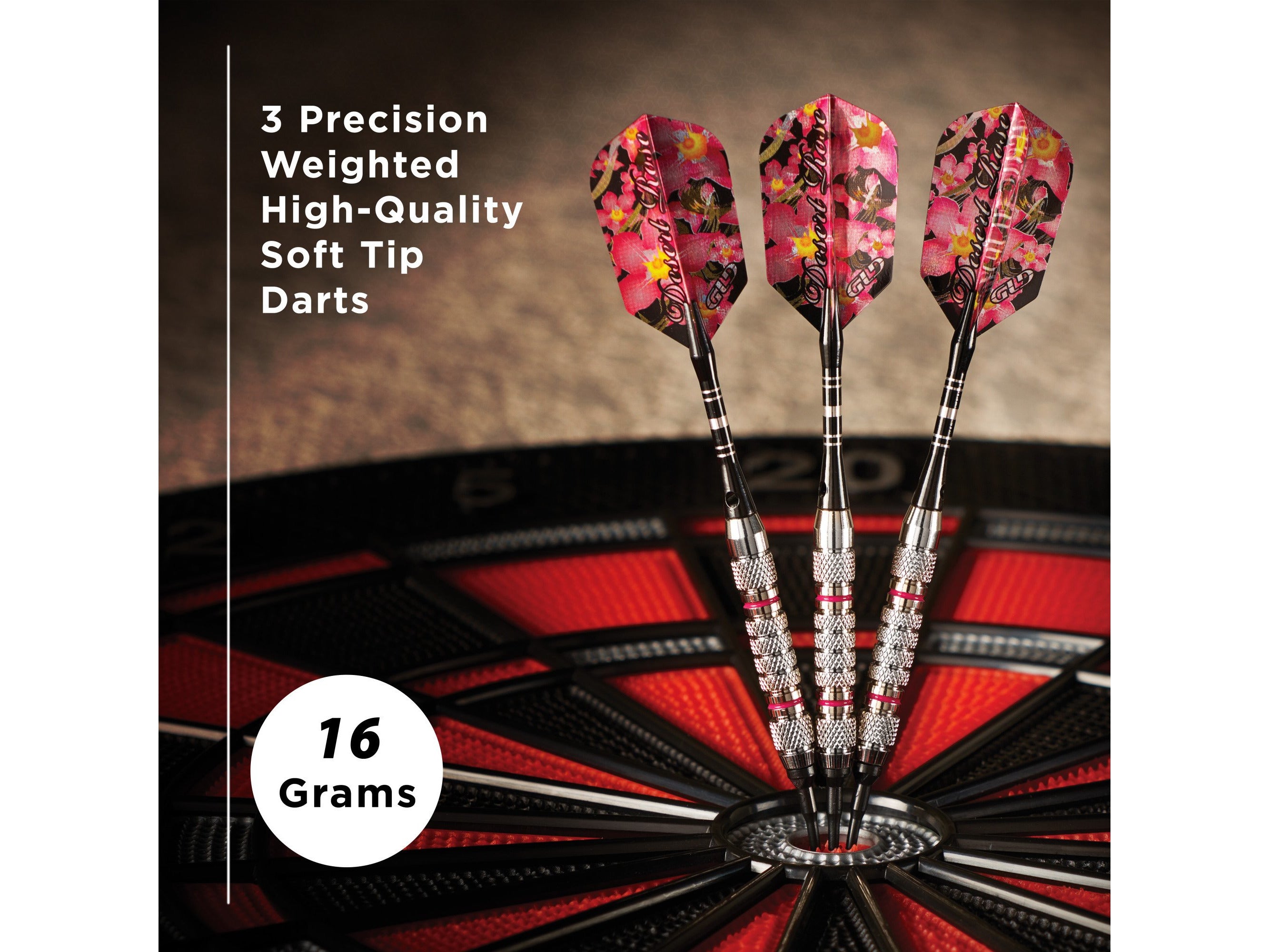 Viper Desert Rose Soft Tip Darts 16 Grams - HomeFitPlay