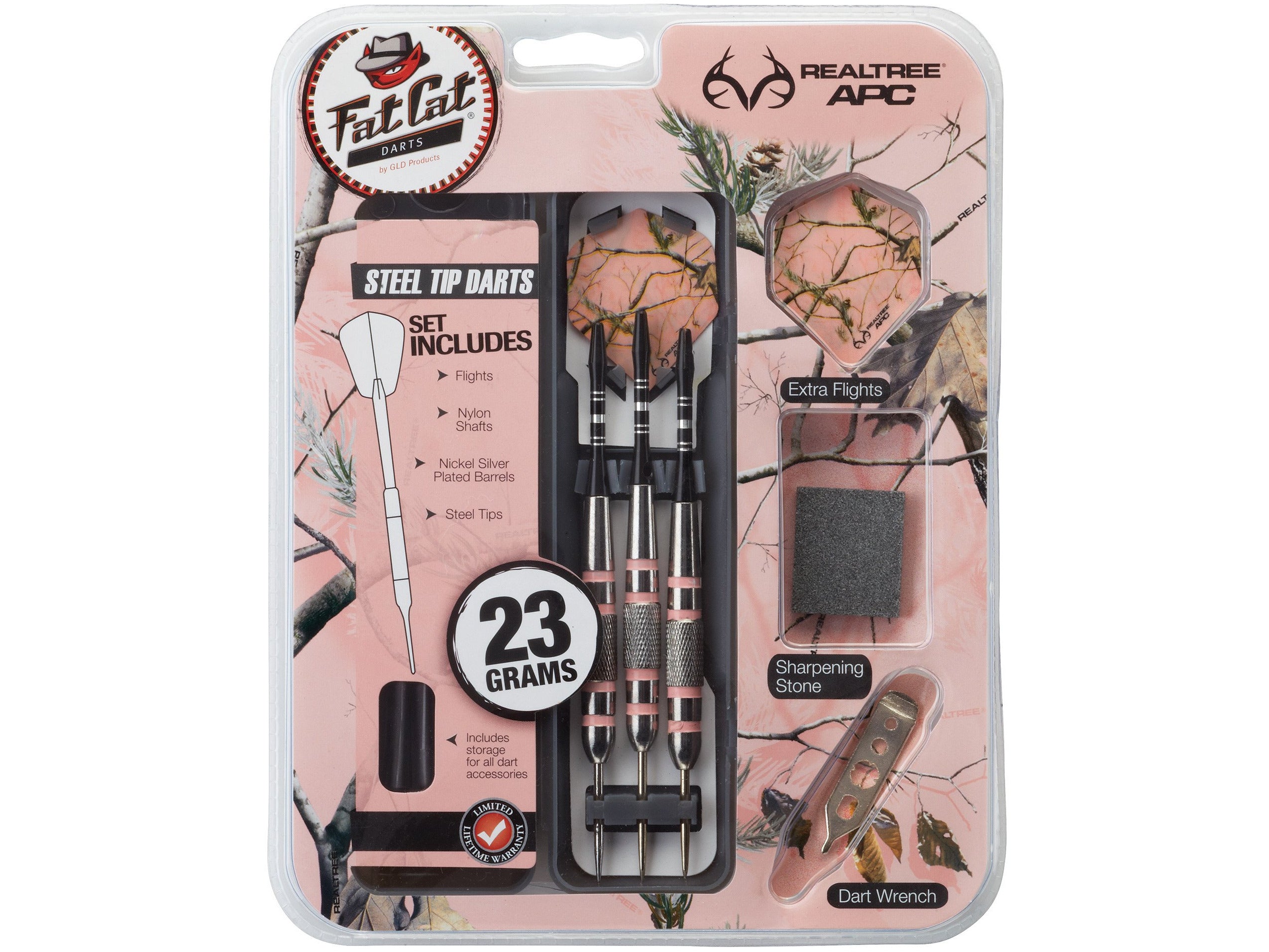 Fat Cat Realtree APC Steel Tip Darts 23gm - HomeFitPlay