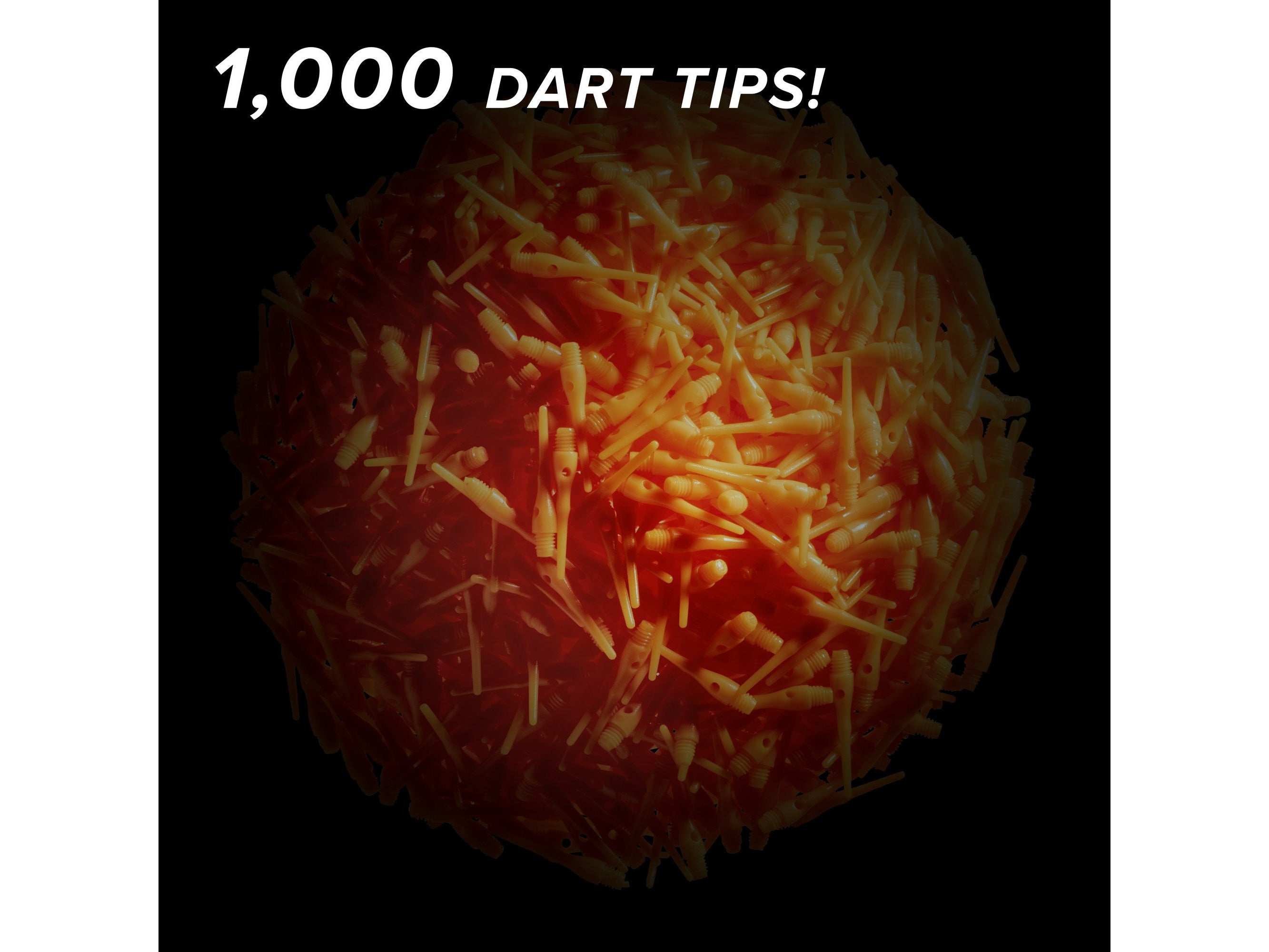 Viper Tufflex Tips III 2BA 1000Ct Soft Dart Tips Orange - HomeFitPlay