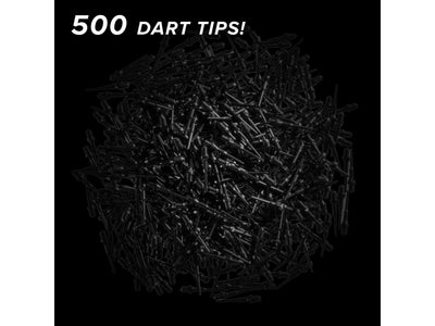 Viper Tufflex Tips II 2BA Black 500Ct Soft Dart Tips - HomeFitPlay