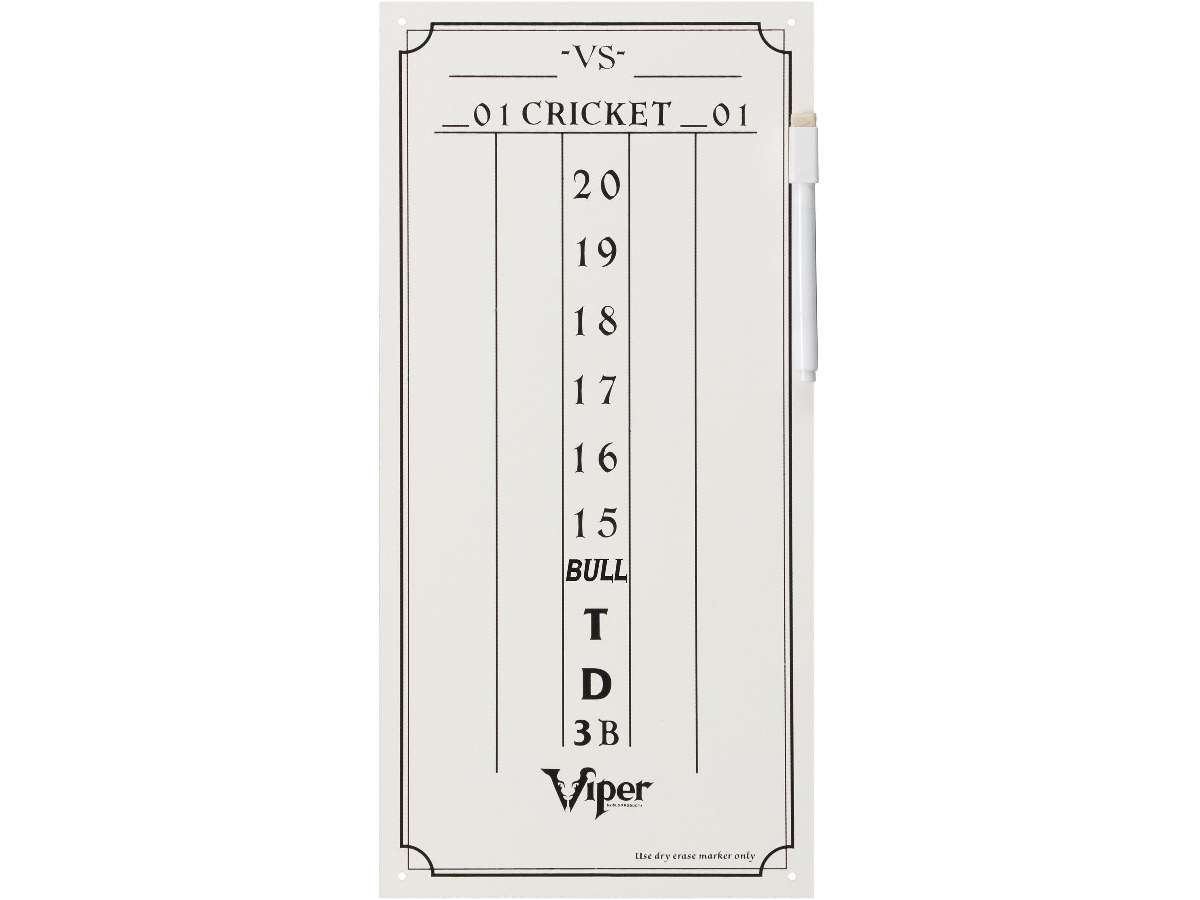 Viper Small Cricket Dry Erase Scoreboard - HomeFitPlay
