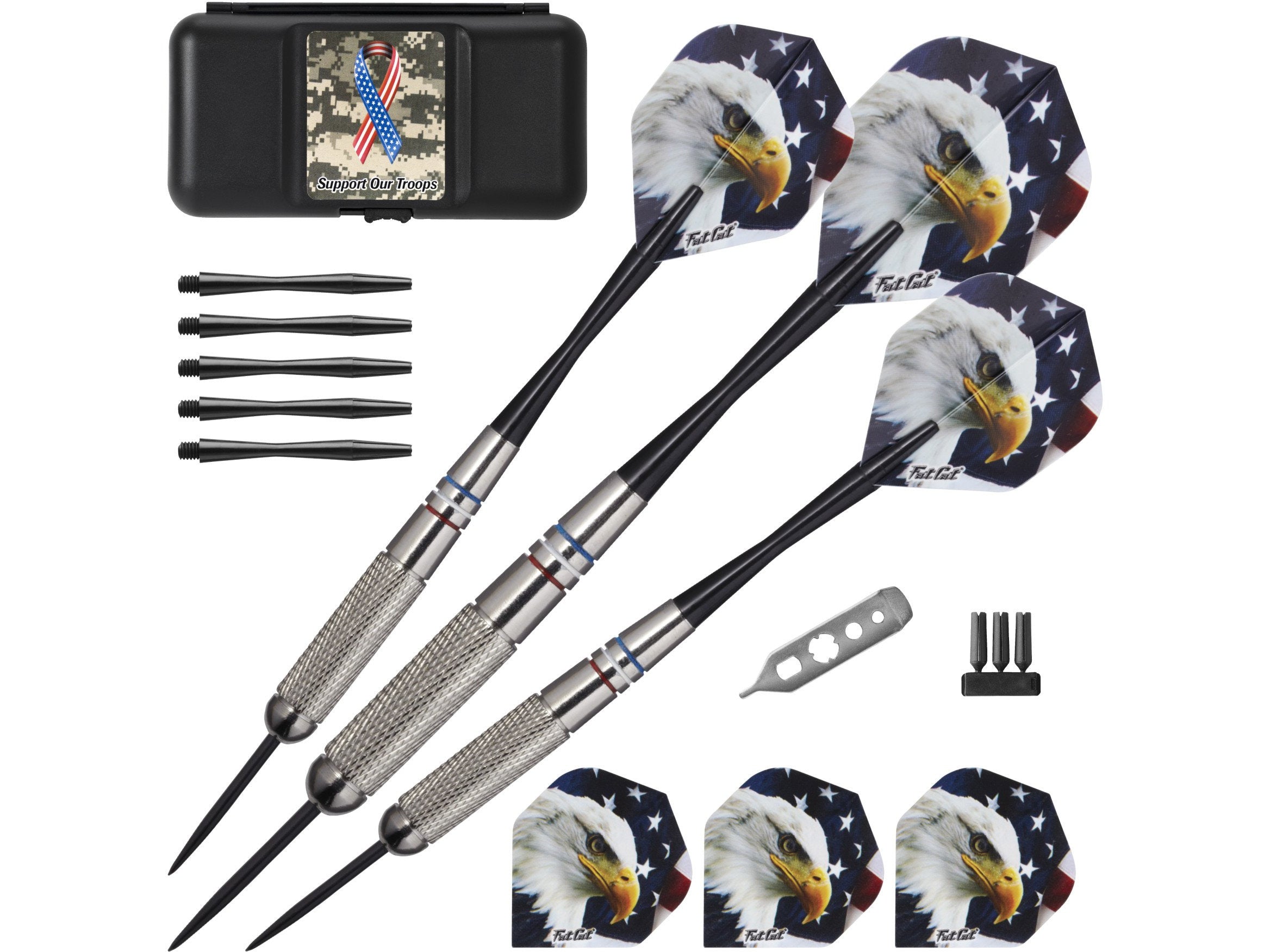 Fat Cat Support Our Troops Dart Set 23 Grams - HomeFitPlay