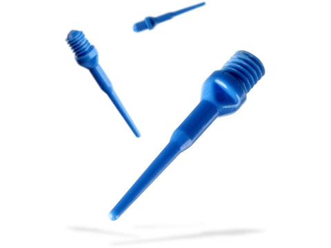 Image of Viper Tufflex Tips II 2BA Blue 500Ct Soft Dart Tips - HomeFitPlay
