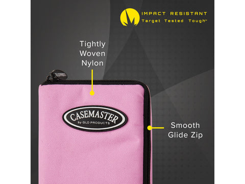 Image of Casemaster Select Pink Nylon Dart Case - HomeFitPlay
