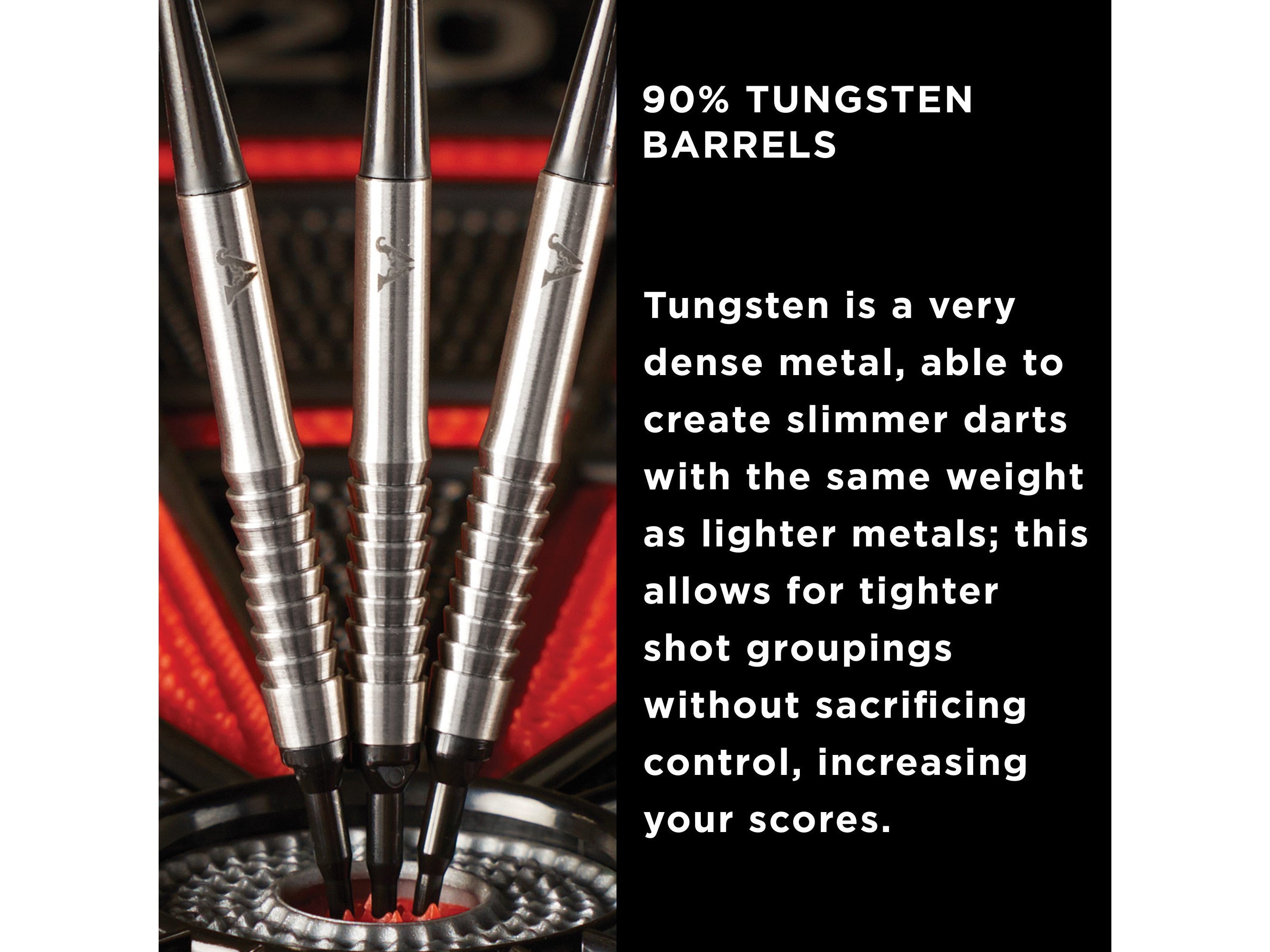 Viper V-Factor 90% Tungsten Soft Tip Darts Shark Fin Barrel 20 Grams - HomeFitPlay