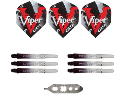 Viper Desperado 80% Tungsten Steel Tip Darts Iron Cross 24 Grams - HomeFitPlay