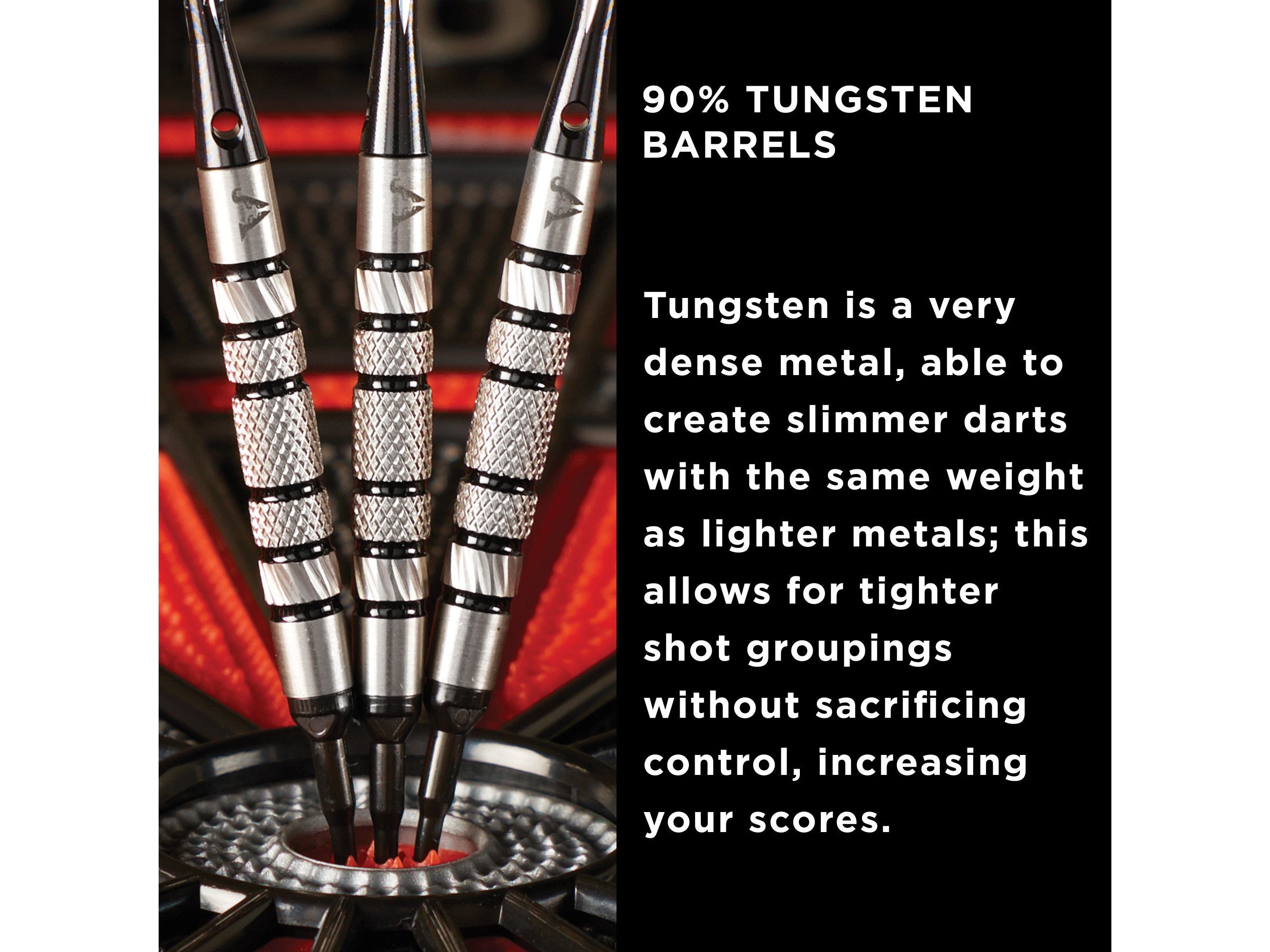 Viper Element 90% Tungsten Soft Tip Darts Knurled Barrel 18 Grams - HomeFitPlay
