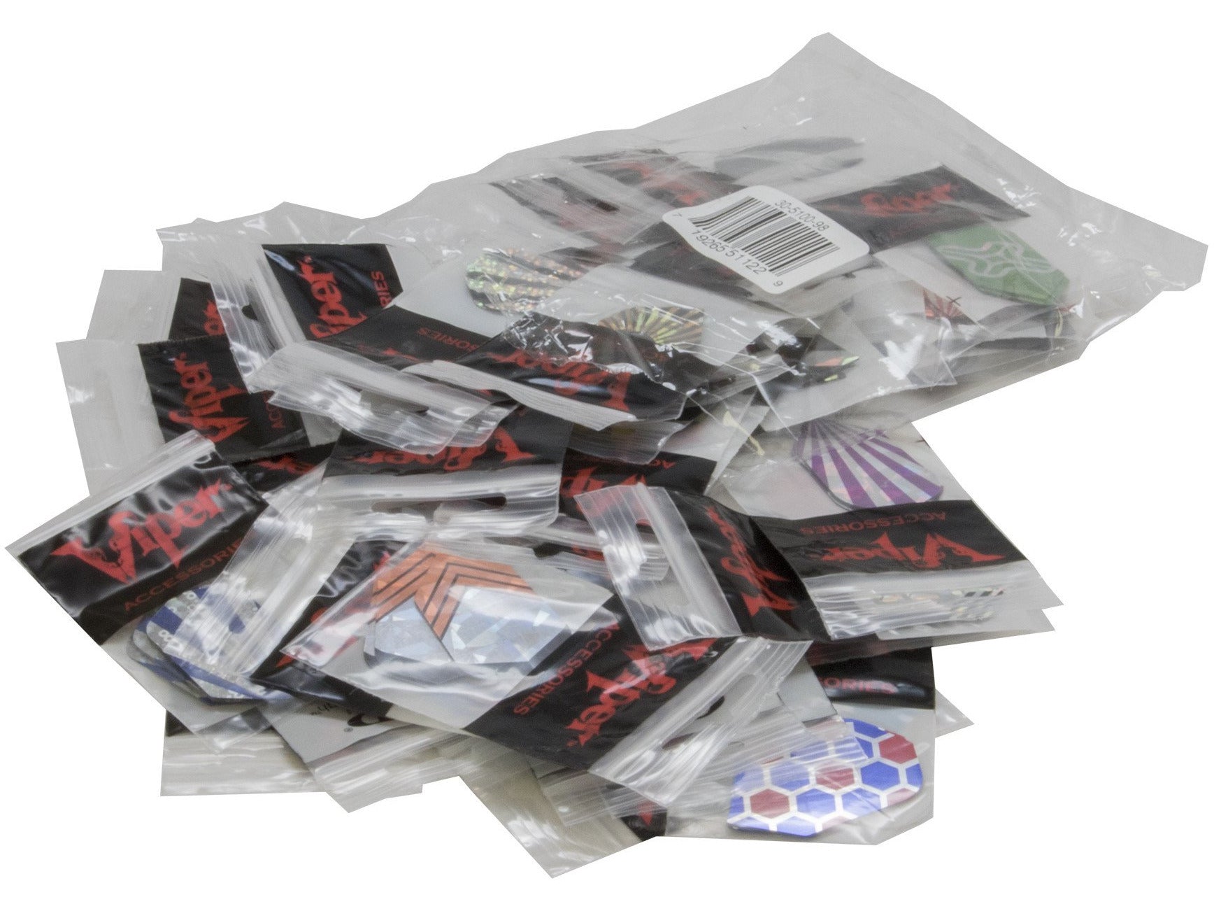 V-Lux Glitter Flights Mixed Assortment - 50 Sets - HomeFitPlay