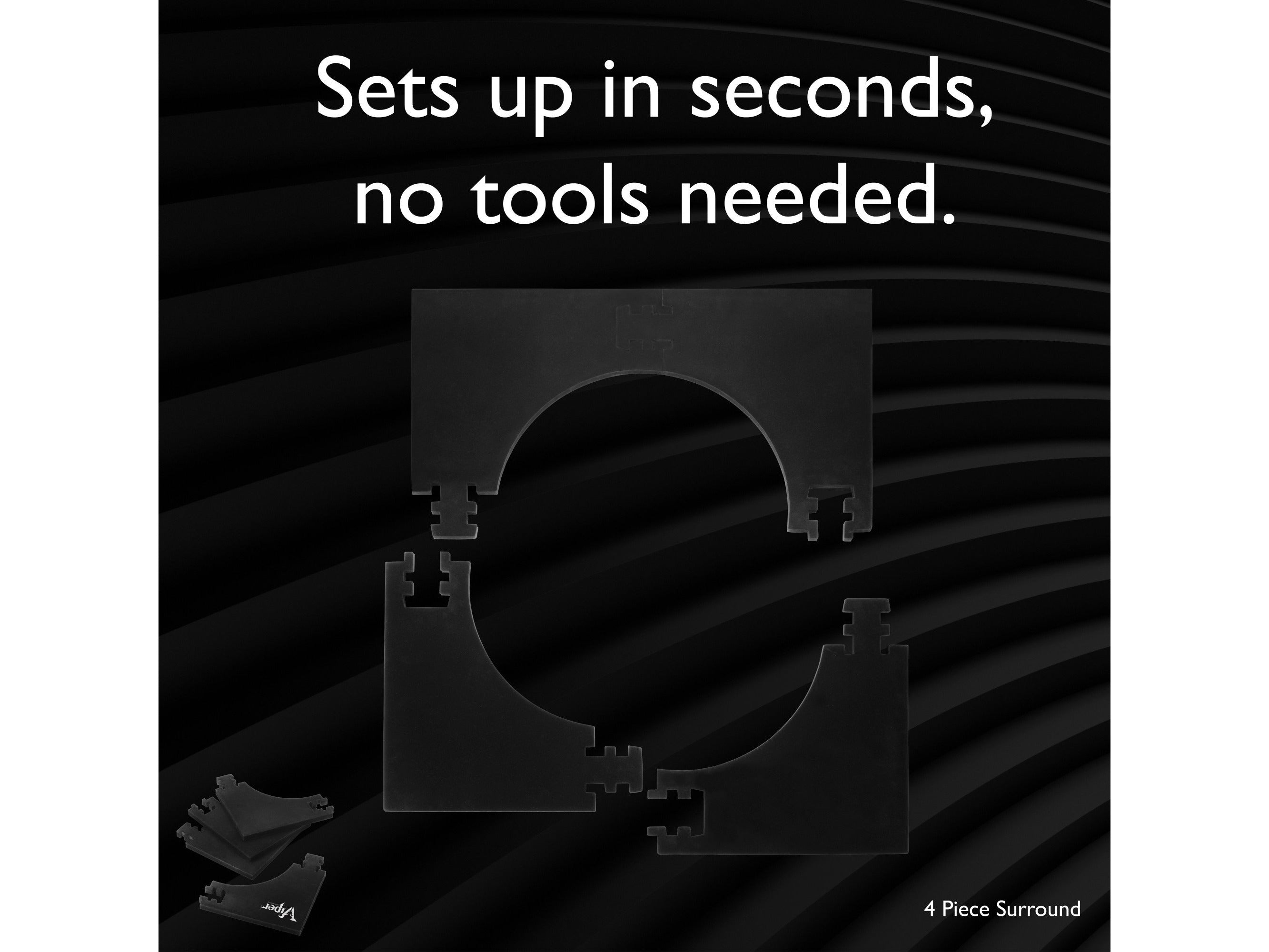 Viper Wall Defender II Dartboard Surround - HomeFitPlay