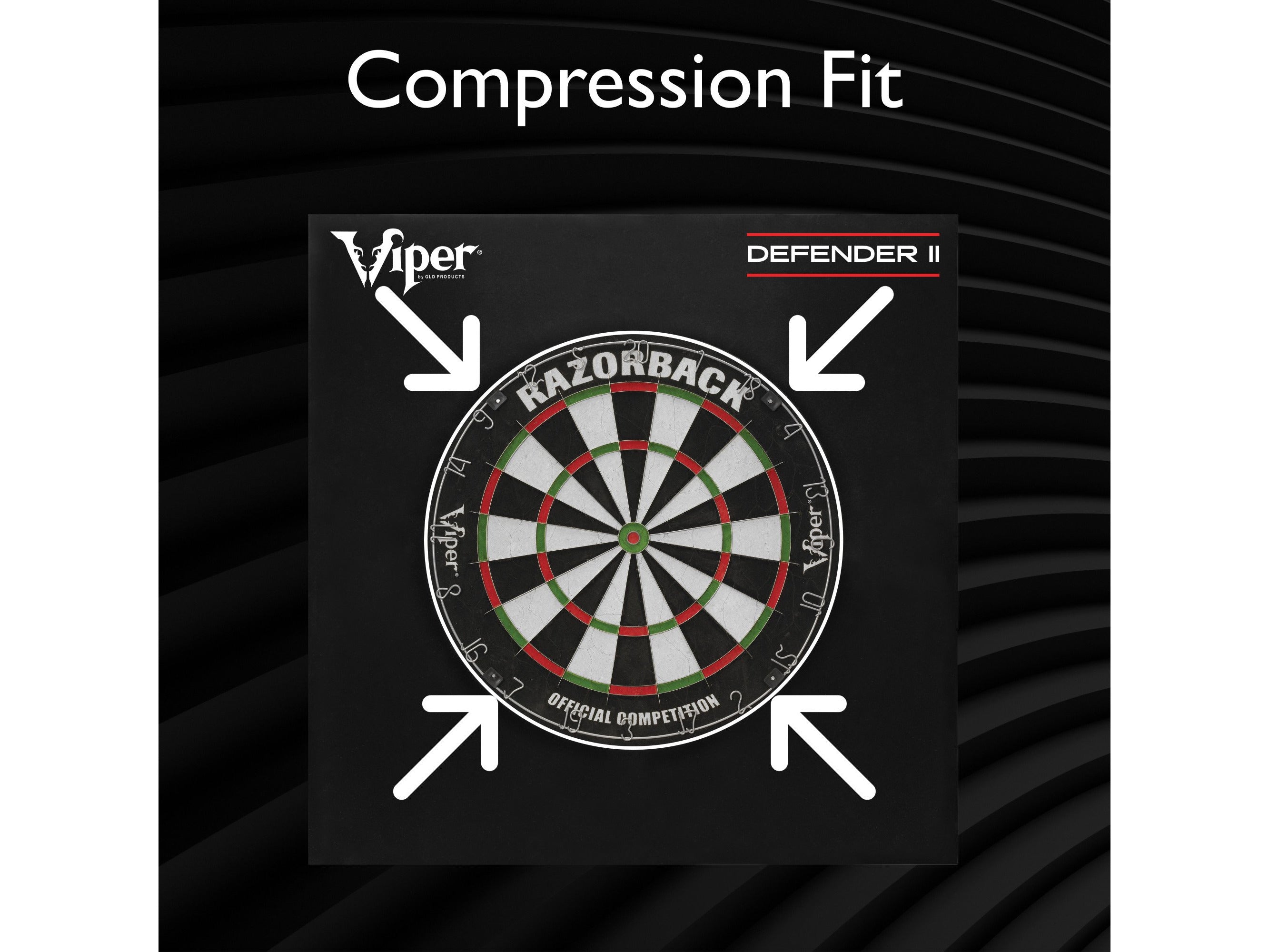 Viper Wall Defender II Dartboard Surround - HomeFitPlay