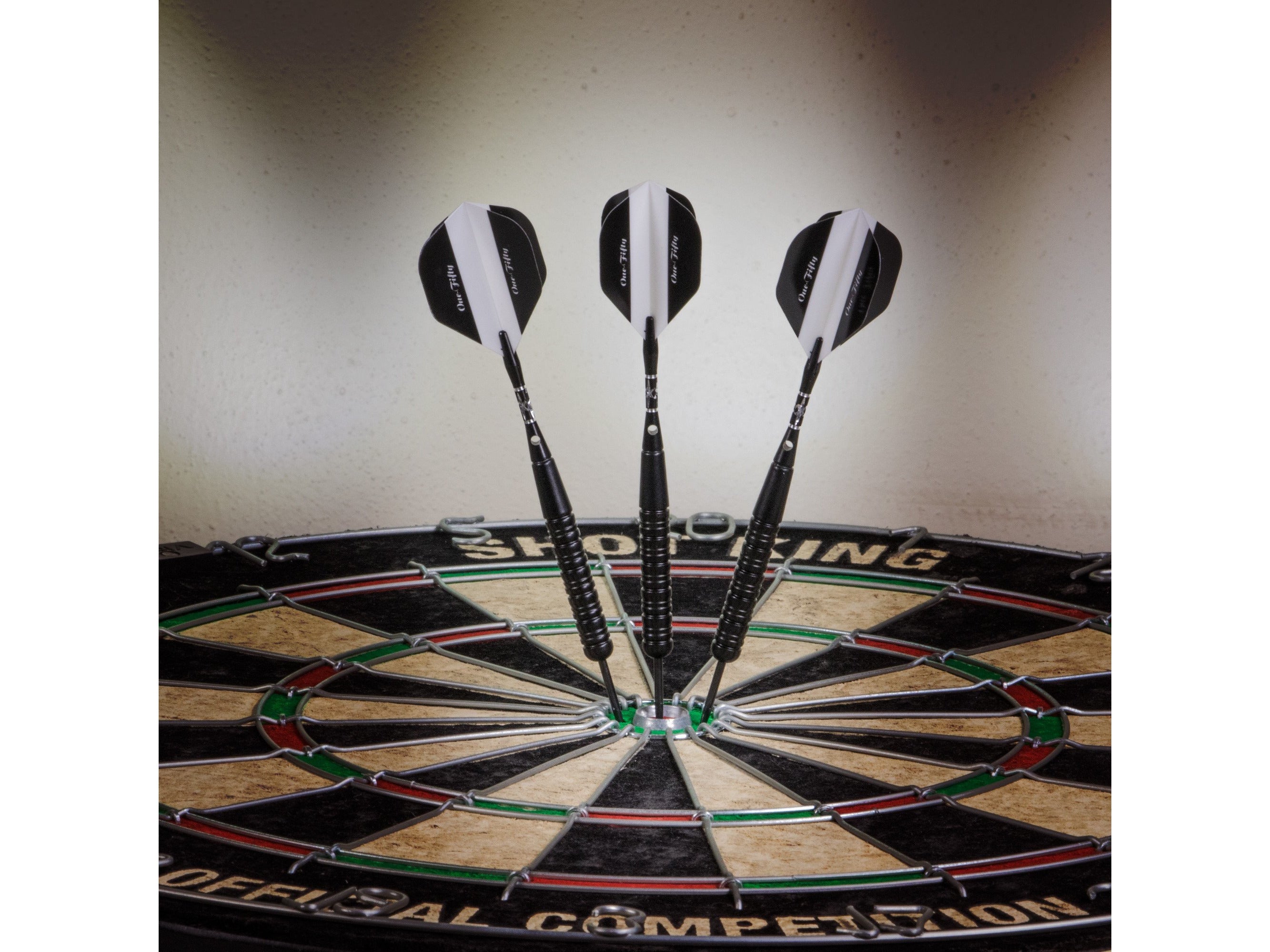 Elkadart Black 150 Jet Black Steel Tip Darts - HomeFitPlay