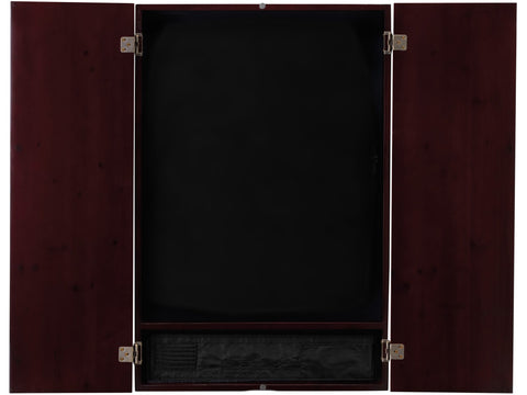 Viper Metropolitan Mahogany Soft Tip Dartboard Cabinet - HomeFitPlay