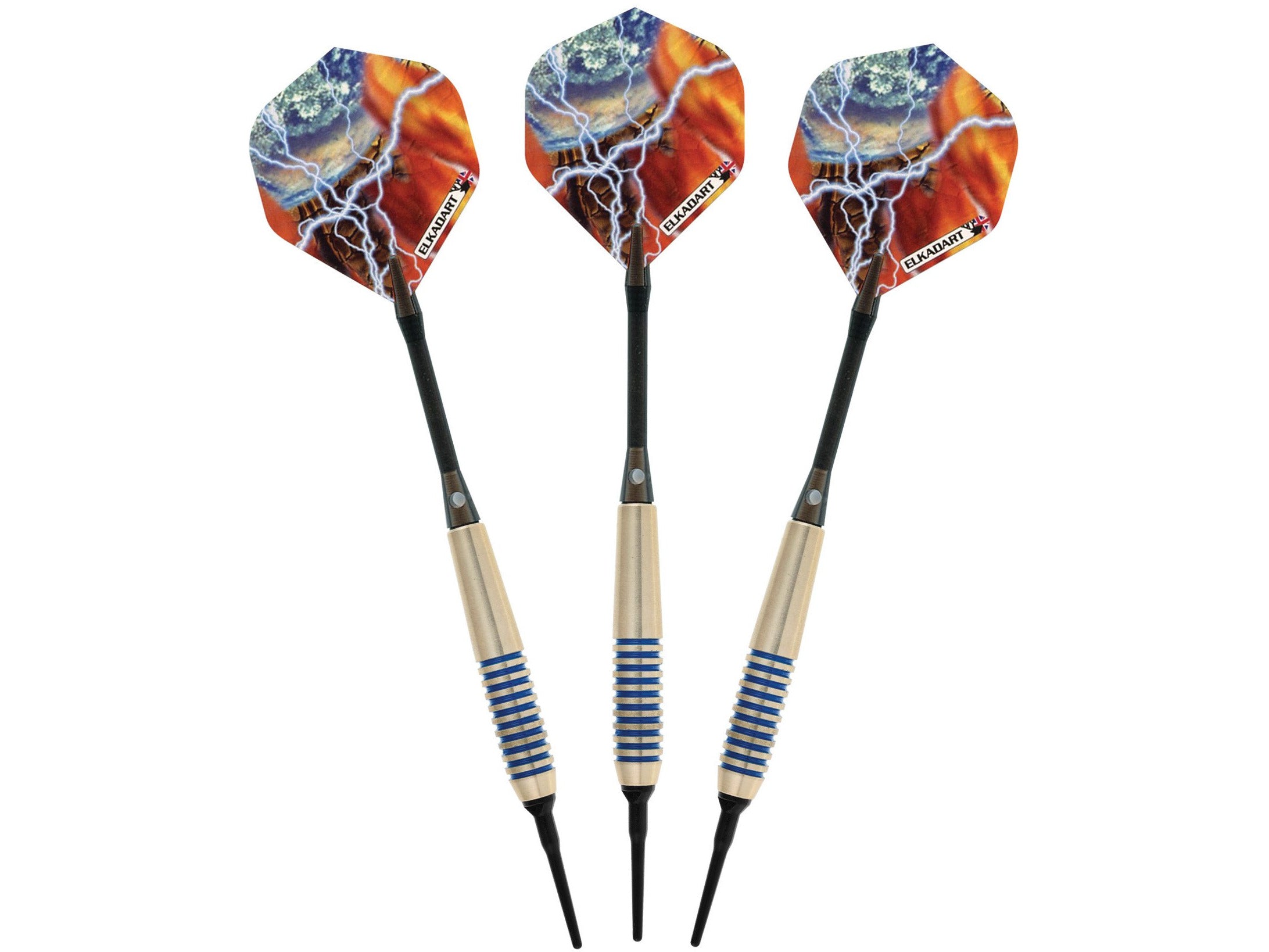 Elkadart Storm Soft Tip Darts Black Rings - HomeFitPlay
